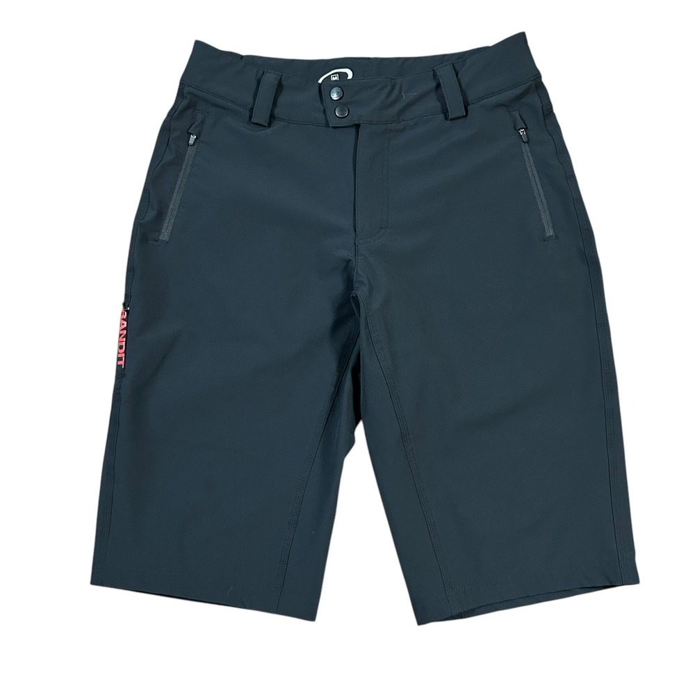 Bandit Performance‎ Mens Belted Shorts Black Medium 32x14